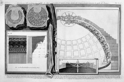 Pantheon, tav. XXIX da Francesco Piranesi